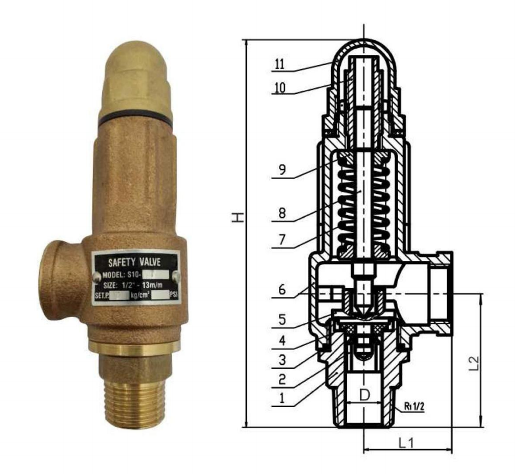 BONT S10T SAFETY VALVE